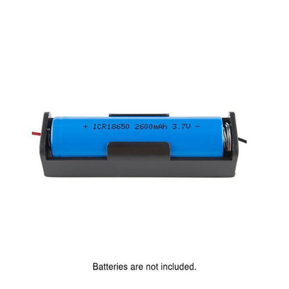 8 Pack 18650 Single Battery Holder Case Rechargeable 18650 Wire Lead Lithium.