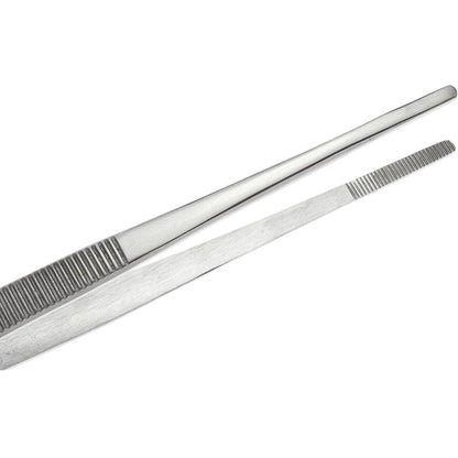 Kitchen Tweezers Silver Garden Tweezer For Professional Use Craft Home Long Au - CR 30cm