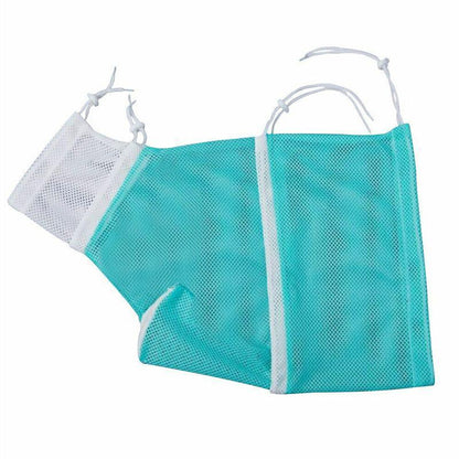 Cat Supplies Washing Bags for Pet Bathing Nail Trimm Mesh Cat Grooming Bath Bag - Grey