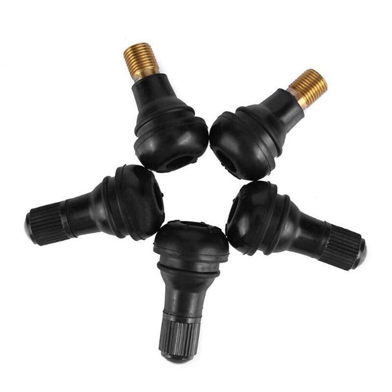 10x TR412 Car Auto Snap In Tyre Valve Rubber Tubeless Short Valve Stems.