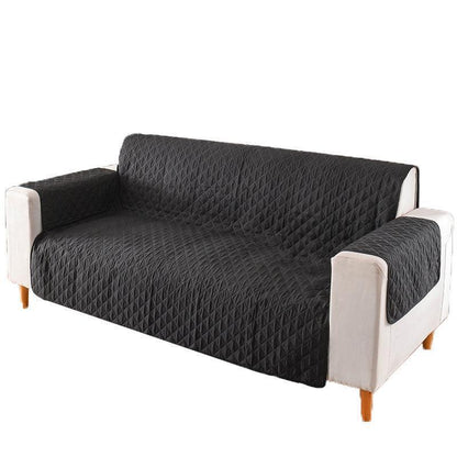 190x195cm Seater Pet Sofa Protector Cover Quilted Couch Covers Lounge Slipcover - Coffee