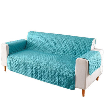 190x195cm Seater Pet Sofa Protector Cover Quilted Couch Covers Lounge Slipcover - Coffee