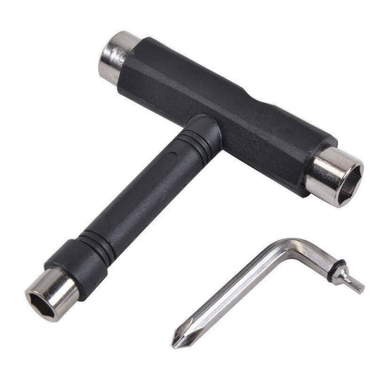 Roller Spanner Tool Skate T-Type Wrench Longboard Skateboard Screwdriver Mini.