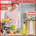 250/500ml Olive Oil Vinegar Pourer Dispenser Glass Bottle Kitchen Tools Cooking - 1 PCS/500 ML
