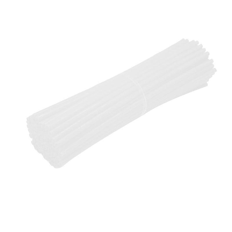 72PCS Wheel Spoke Wrap Sleeves Mountain Bike Bicycle Mtb Wraps Skins Covers - Yellow.