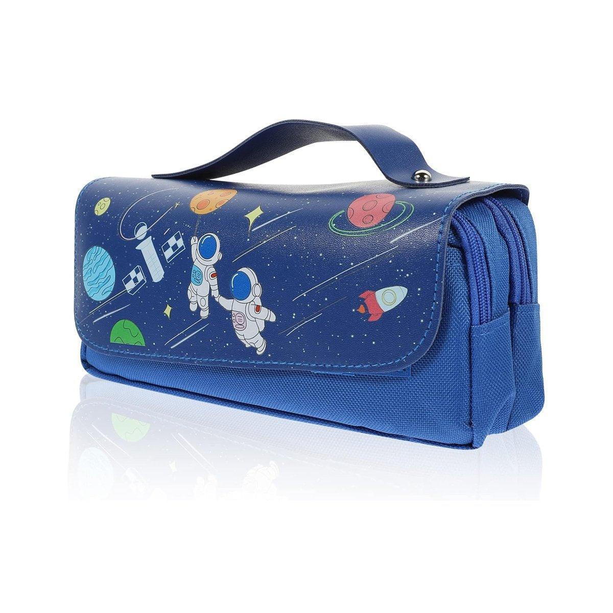 Functional Pencil Case Stationery Bag Pen Holder Storage Organizer for School - 02.