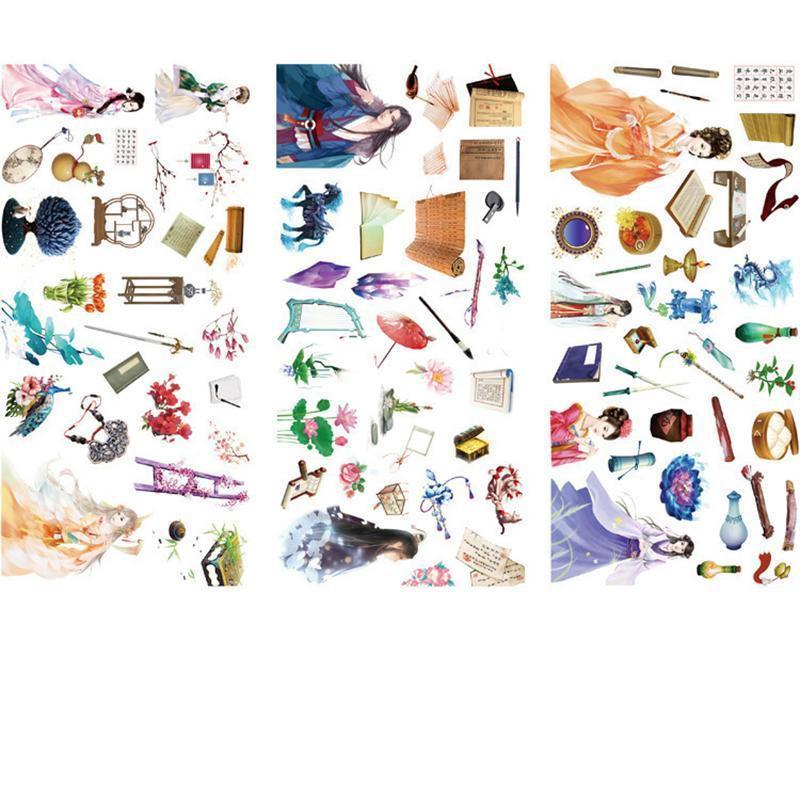15-Style Creative Student Graffiti Sticker Set Small Fresh Sticker - K-Dogs.