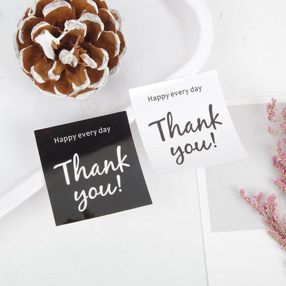 UP TO 80PCS Stickers Labels Thank You Stickers Gift Wrapping Craft Scrapbook DIY - 12*5PCS Style 12.