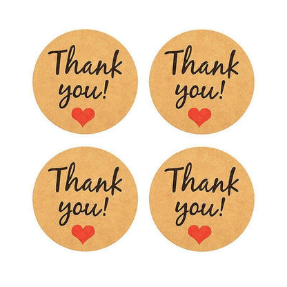 UP TO 80PCS Stickers Labels Thank You Stickers Gift Wrapping Craft Scrapbook DIY - 12*5PCS Style 12.