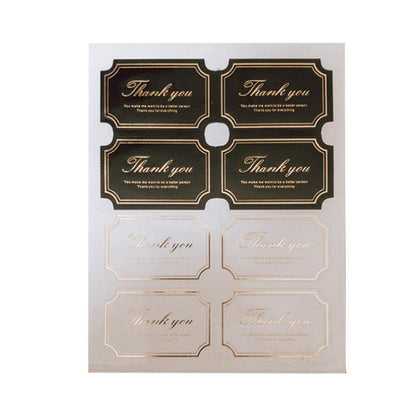 UP TO 80PCS Stickers Labels Thank You Stickers Gift Wrapping Craft Scrapbook DIY - 12*5PCS Style 12.