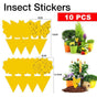 10X Dual Sided Sticky Trap Insect Killer Whitefly Thrip Fruit Fly Gnat - Butterfly 50PCS