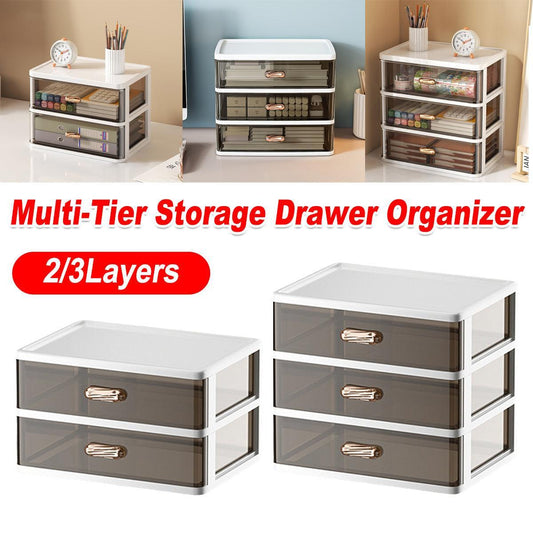 2/3 Tier Organizer Storage Shelf Multi Functional Cosmetic Bathroom Organizer Rack - Two-Layer.
