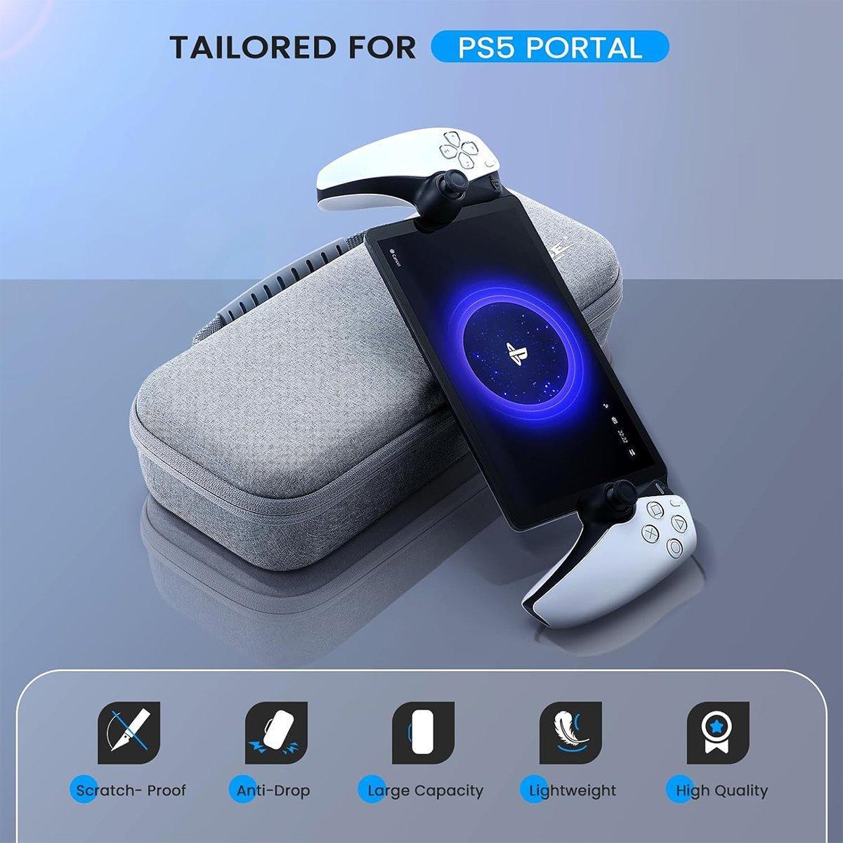 PS5 Portable Carrying Case Handheld Organiser Bag for Console and Accessories.