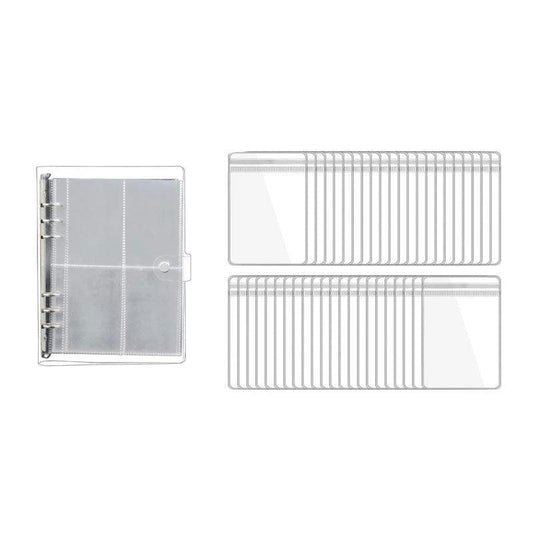 30X Transparent Jewelry Storage Book Small Plastic Gifts Reclosable Jewelry Bags.