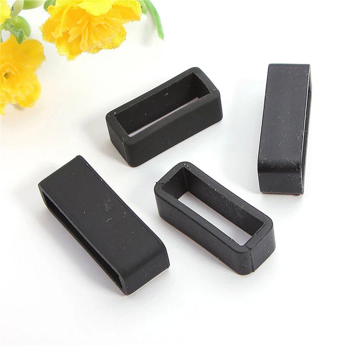 4/8pcs Watch Silicone Gel Ring Bracelet Rubber Bands for Men Women Fashion - 18mm-4pcs