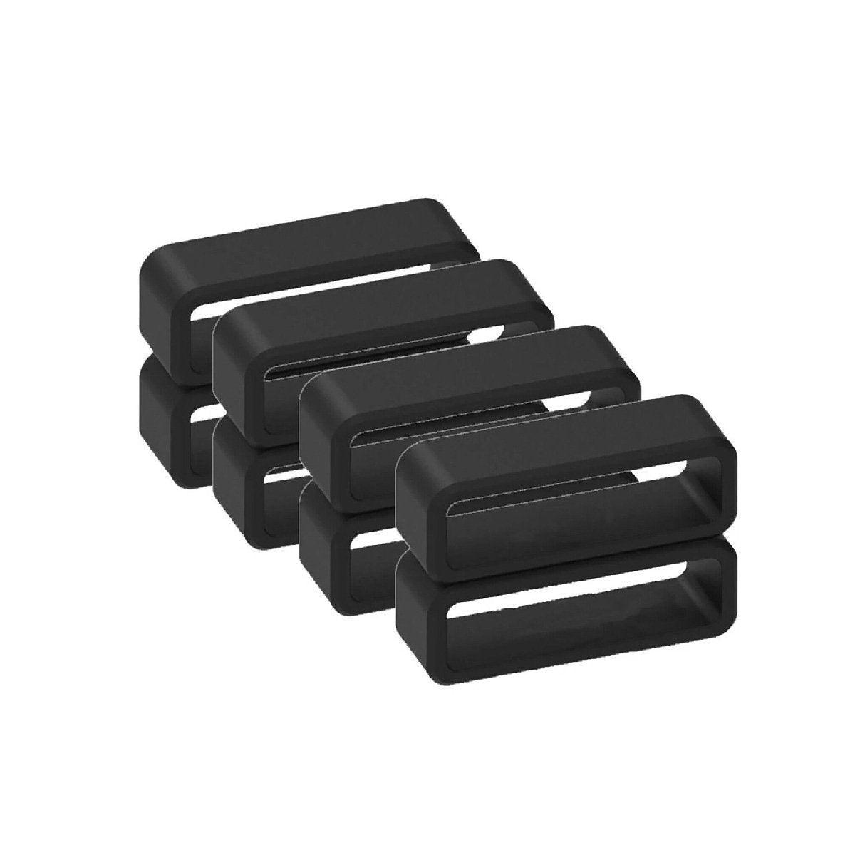4/8pcs Watch Silicone Gel Ring Bracelet Rubber Bands for Men Women Fashion - 18mm-4pcs