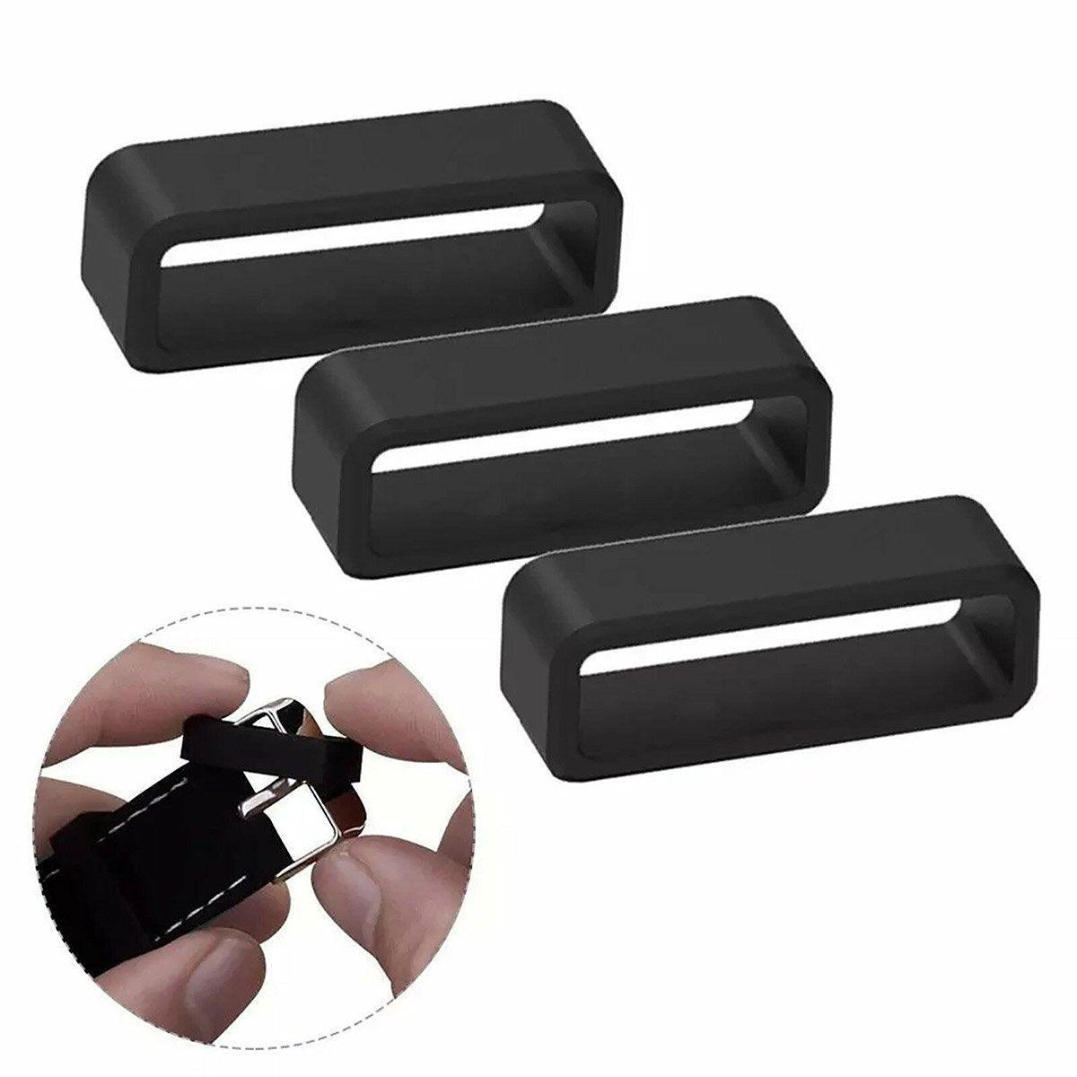 4/8pcs Watch Silicone Gel Ring Bracelet Rubber Bands for Men Women Fashion - 20mm-8pcs