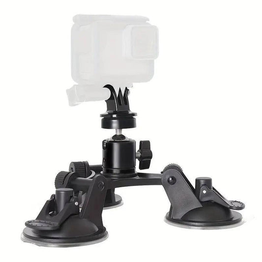 Sports Camera Accessories Three Legged Car Suction Cups Mounting Tool for Camera.