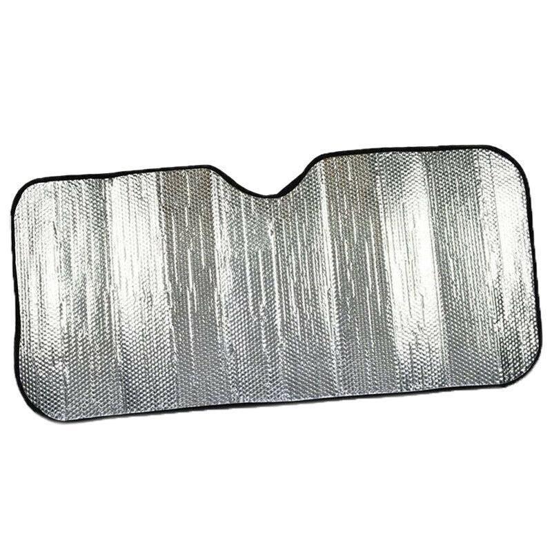 Car Windscreen Sun Shade Heat Reflective Windshield Front Rear Window Uv Block - 130*60.