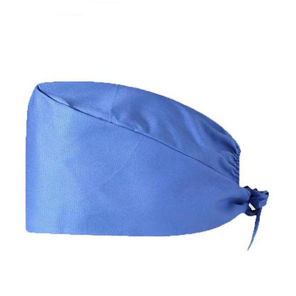 100% Cotton Unisex Surgical Scrub Cap for Doctors & Nurses - Purple