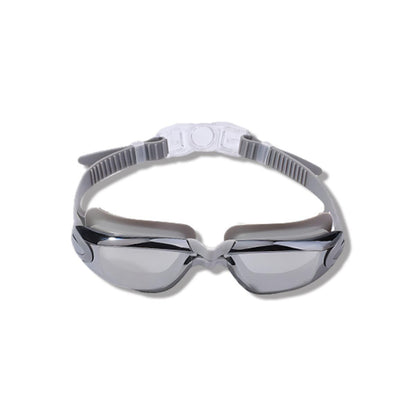 Unisex Swimming Goggles Waterproof Anti Fog Adjustable Swim Glasses for Men Women - Purple