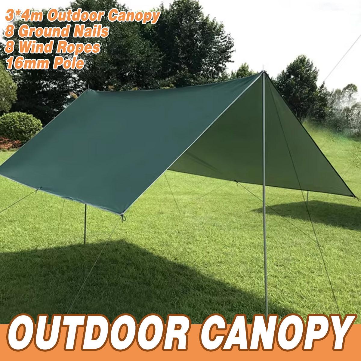 Portable Outdoor Camping Canopy Tent Sun Shelter Shade for Picnic Beach Events.
