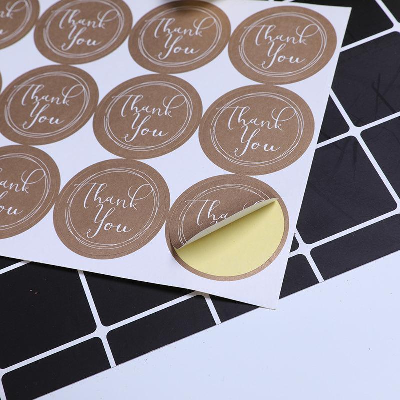 UP TO 80PCS Stickers Labels Thank You Stickers Gift Wrapping Craft Scrapbook DIY - 12*5PCS Style 11.