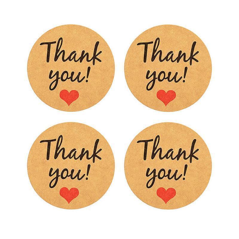UP TO 80PCS Stickers Labels Thank You Stickers Gift Wrapping Craft Scrapbook DIY - 12*5PCS Style 11.