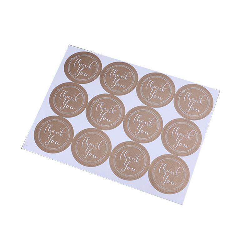 UP TO 80PCS Stickers Labels Thank You Stickers Gift Wrapping Craft Scrapbook DIY - 12*5PCS Style 11.