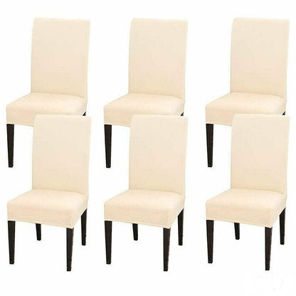 6X Stretch Chair Cover Seat Covers Spandex Washable Banquet Wedding Party Decora - Lake Blue