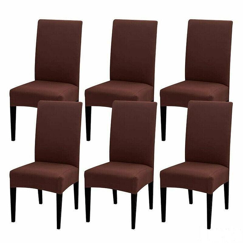 6X Stretch Chair Cover Seat Covers Spandex Washable Banquet Wedding Party Decora - Lake Blue
