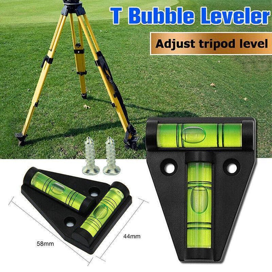 T Shaped Spirit Level for Caravan Tripod Camper RV Boat Trailer Use.