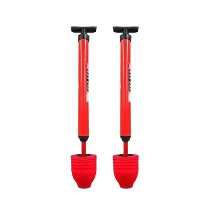 2PCS Toilet Plunger Vacuum Pump Powerful Clog Remover Sewer Drain Unclogging Tool.