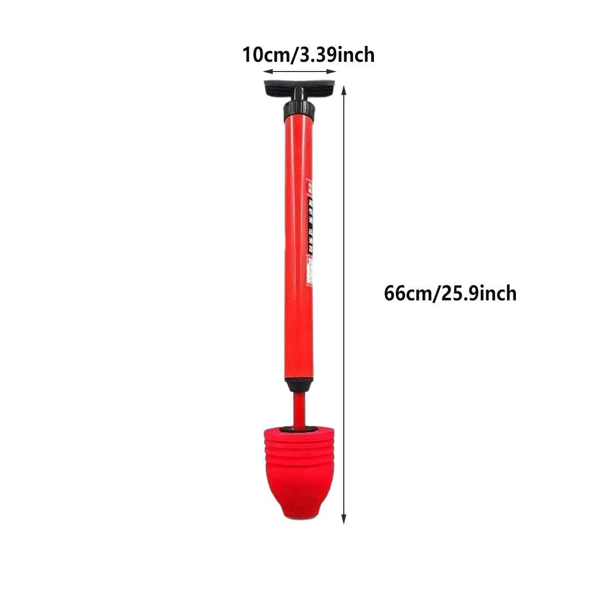 2PCS Toilet Plunger Vacuum Pump Powerful Clog Remover Sewer Drain Unclogging Tool.