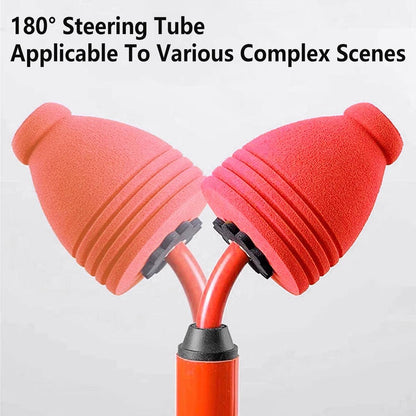 2PCS Toilet Plunger Vacuum Pump Powerful Clog Remover Sewer Drain Unclogging Tool.