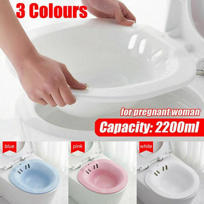 Au Portable Hemorrhoid Therapy Sitz Bath Toilet Bidet Tub For Pregnant Patientau - Pink