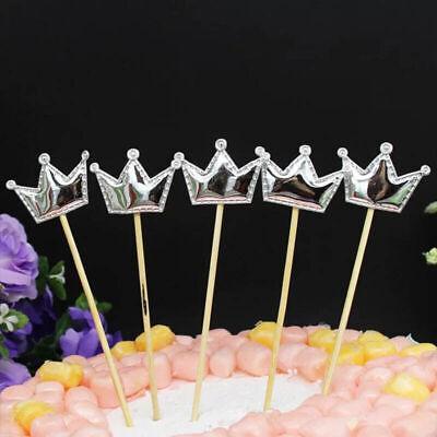 Happy Birthday Acrylic Cake Topper Cake Decoration Golden Silver Party - Gold-Double Heart Birthday