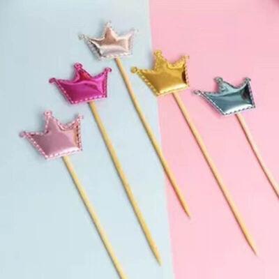 Happy Birthday Acrylic Cake Topper Cake Decoration Golden Silver Party - Gold-Double Heart Birthday