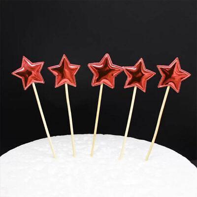 Happy Birthday Acrylic Cake Topper Cake Decoration Golden Silver Party - Gold-Double Heart Birthday