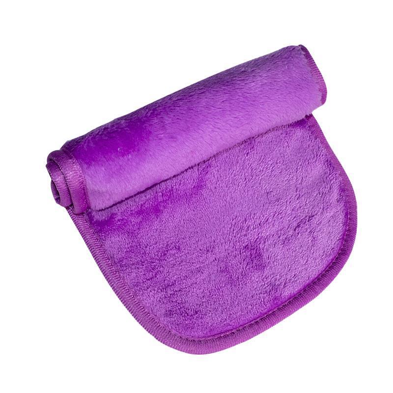 Microfibre Makeup Remover Towel Soft Face Cleaning Cloth Reusable Eraser 40x20cm - Light Purple