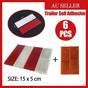 6 X Red Amber White Trailer Reflectors 15 X 5 Cm Self Adhesive Reflector Caravan.