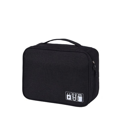Cable Organizer Bag Charger USB Electronic Accessories Storage Travel Case - Sky Blue
