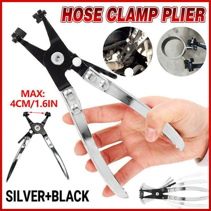 45 Degree Water Pipe Hose Clip Pliers Clamp Swivel Drive Jaw Locking Removal Tool.