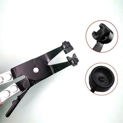 45 Degree Water Pipe Hose Clip Pliers Clamp Swivel Drive Jaw Locking Removal Tool.