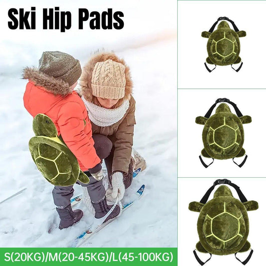 Ski Protection Plush Hip Pad Cartoon Turtle Skateboard Mat Snowboarding Gear - M.
