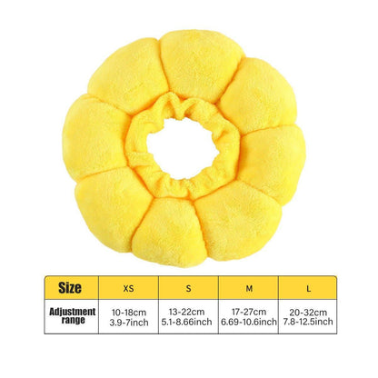 Sunflower Elizabeth Collar for Cats and Dogs Anti Licking Sterilization Headgear - S