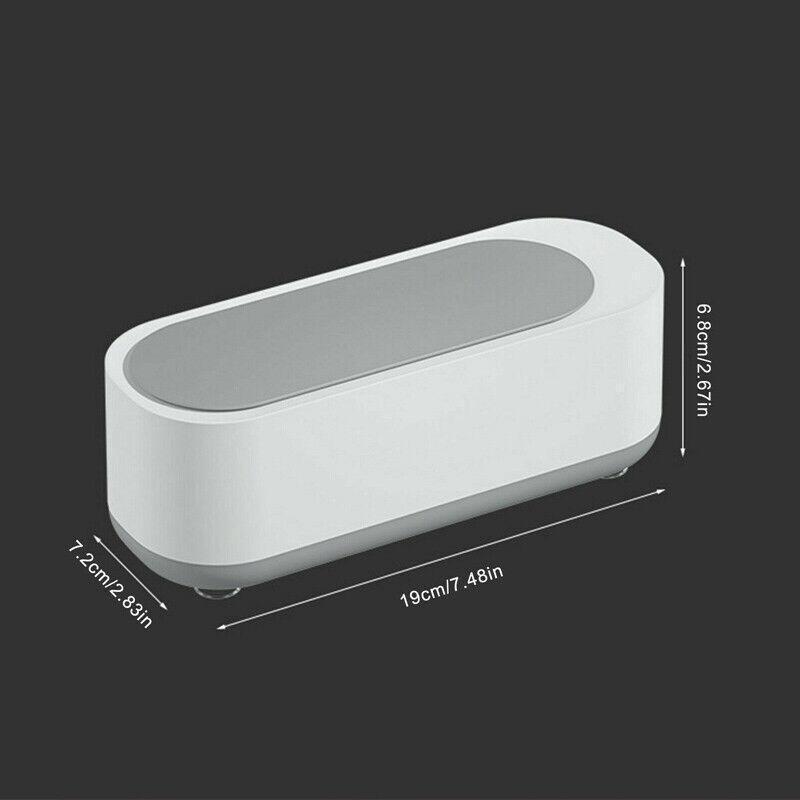 Sonic Wave Jewelry Glasses Watch Cleaner Tank Portable 300ml.