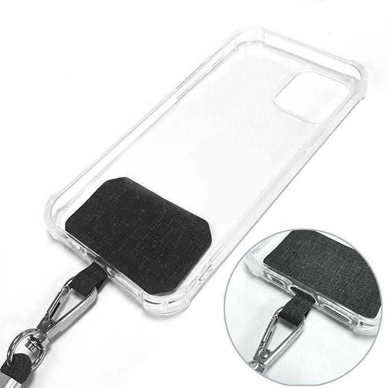 Adjustable Phone Lanyard with Patch for Most Cases Neck Strap Holder - Green.