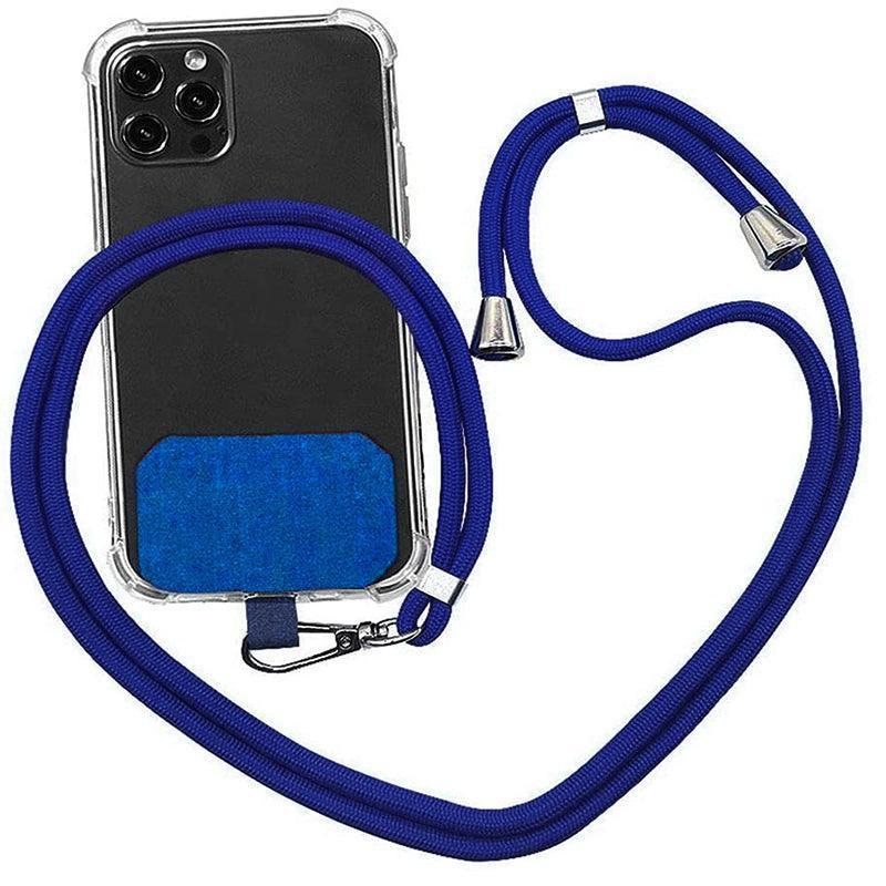 Adjustable Phone Lanyard with Patch for Most Cases Neck Strap Holder - Green.