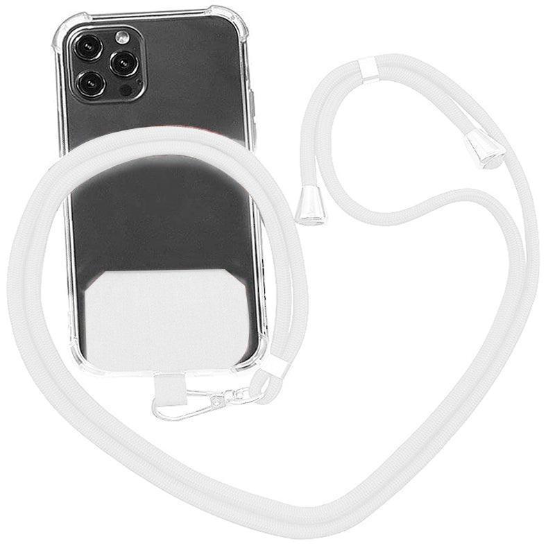 Adjustable Phone Lanyard with Patch for Most Cases Neck Strap Holder - Green.